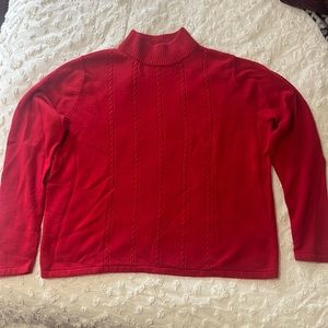 Selling soft,red sweater. Size medium.